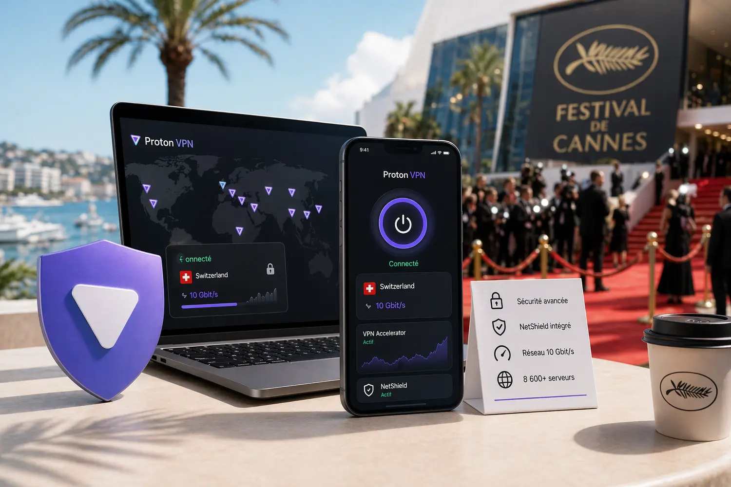 Cannes Film Festival: Proton VPN Plus at €2.99/month to secure connections on the go