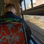 He crosses his legs, rubs the seat opposite and gets 110 euros fine on public transport