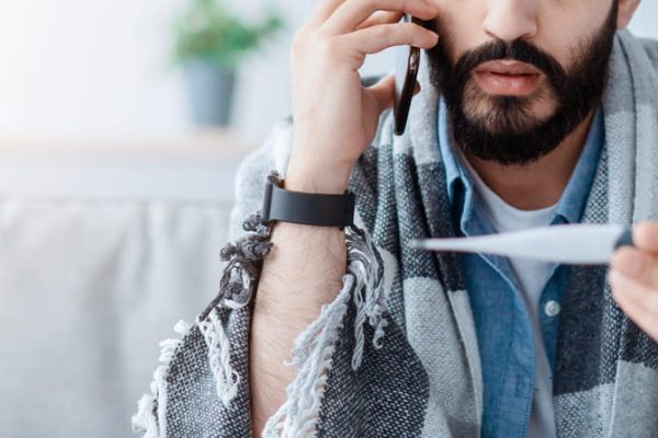 He refused to respond to his boss while on sick leave; he was fired for serious misconduct, and the court upheld the decision
