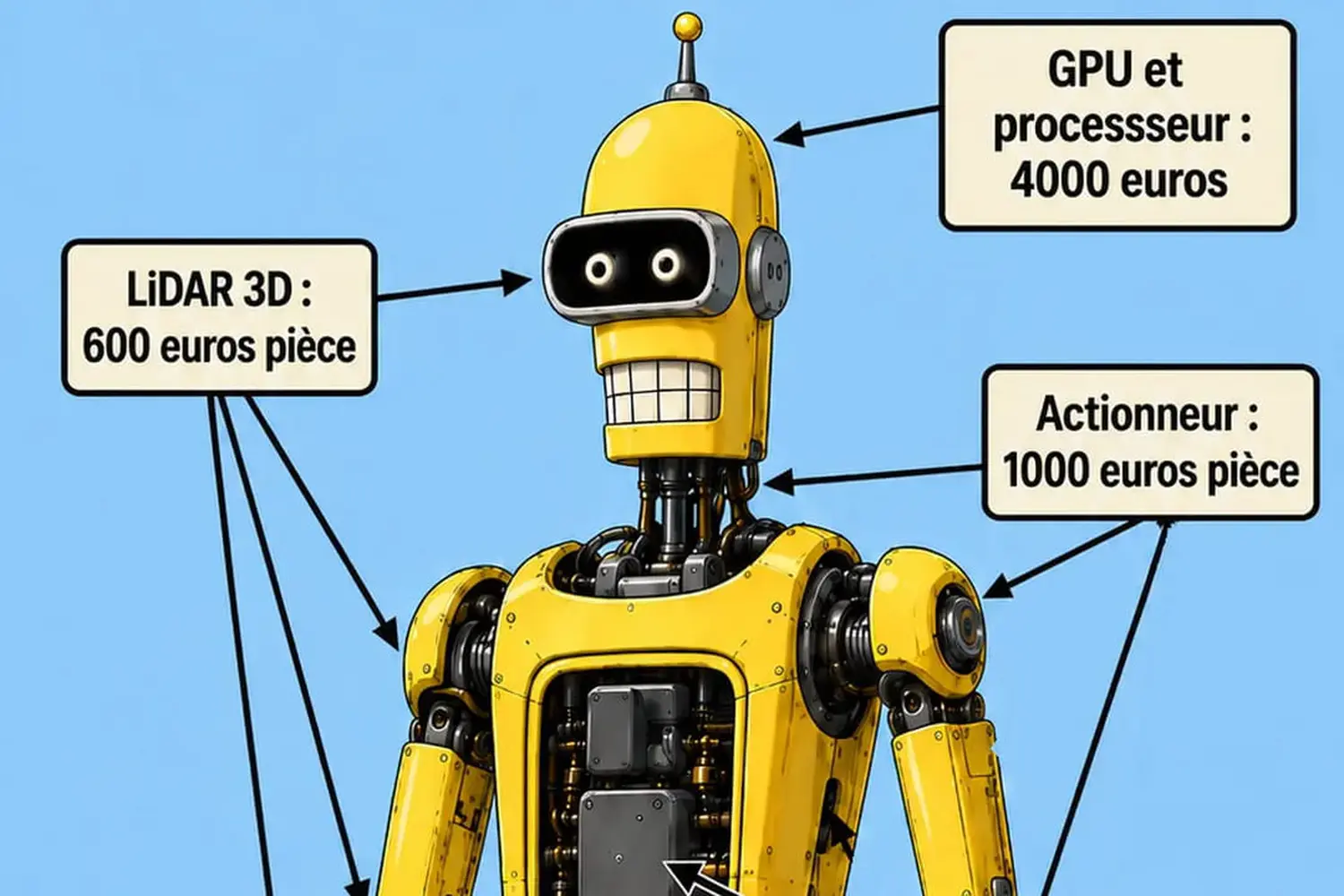 How much does it cost to make a robot?