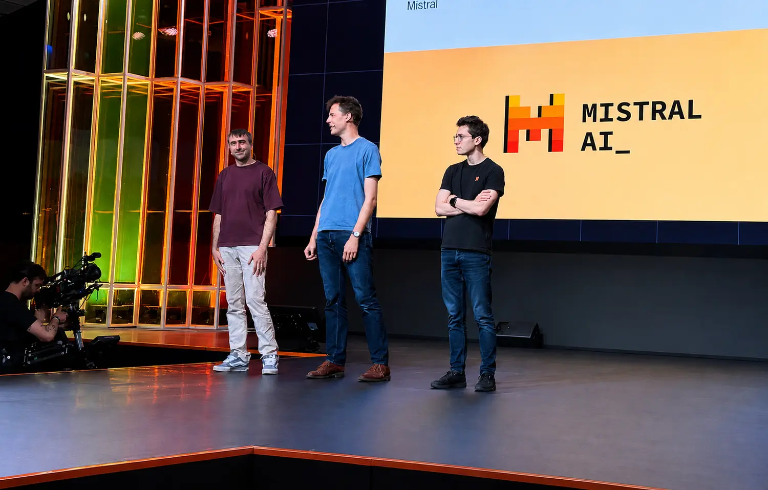 Mistral's AI Now Summit, an American-style show to seduce Europeans