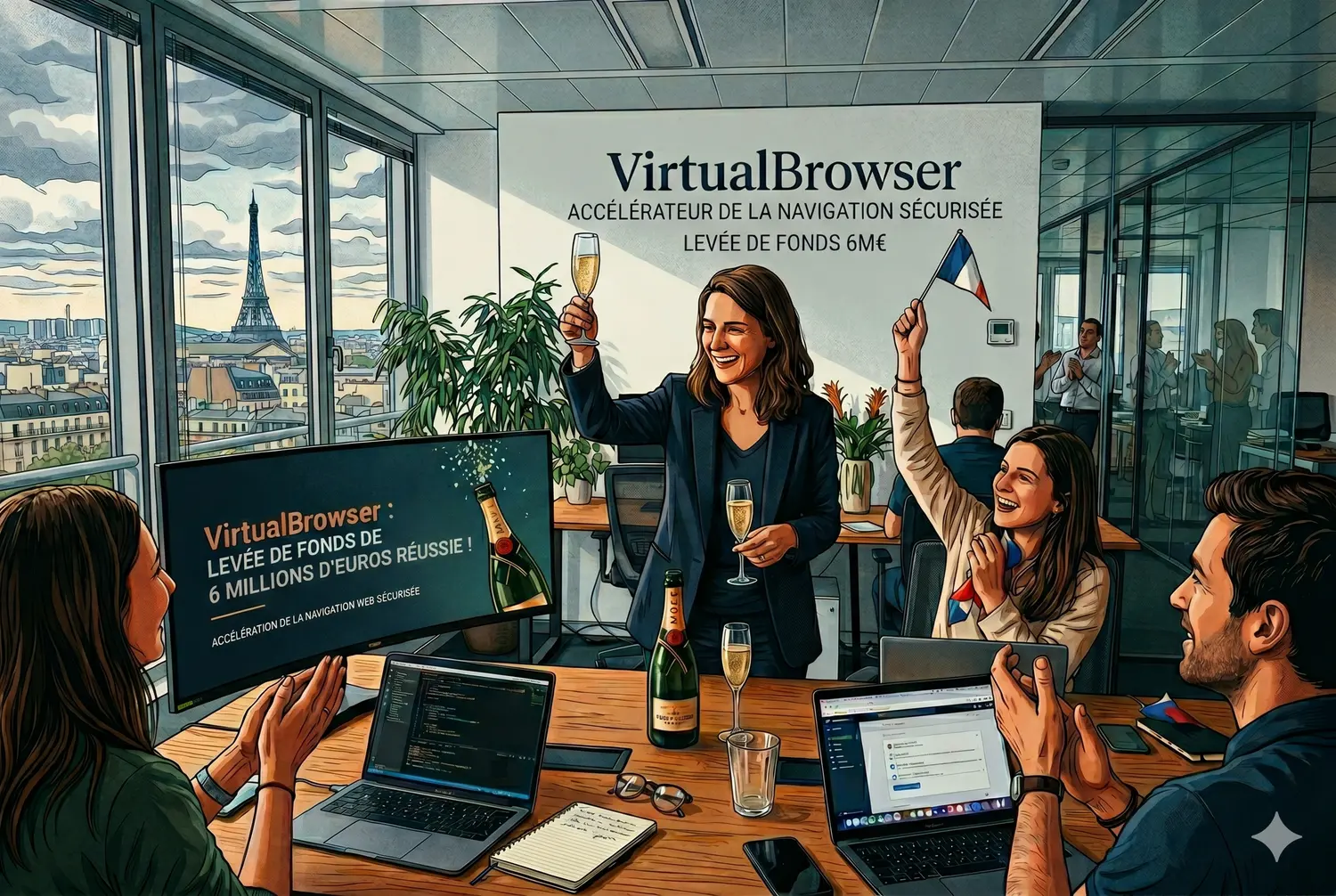 The French nugget of secure web browsing VirtualBrowser raises 6 million euros