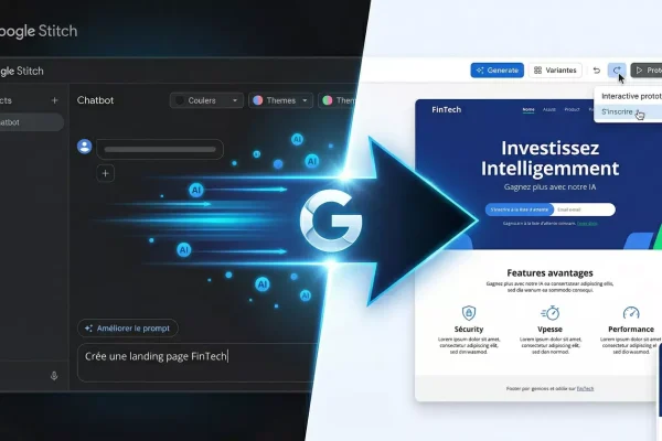 Tutorial: how to create a UX/UI interface with Google Stitch in minutes