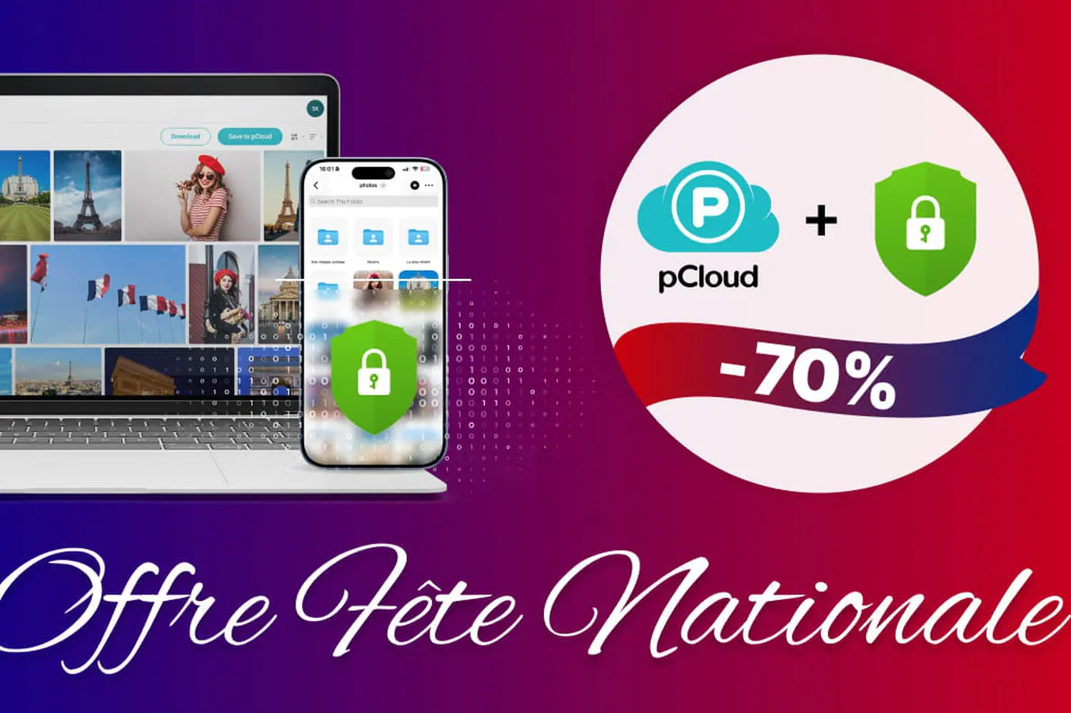 Cloud storage for life: pCloud offers up to -70% for National Day